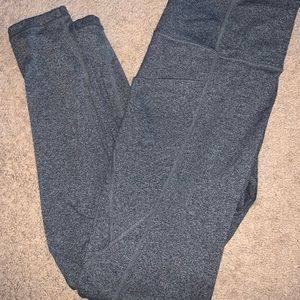 Grey elation pants with pockets